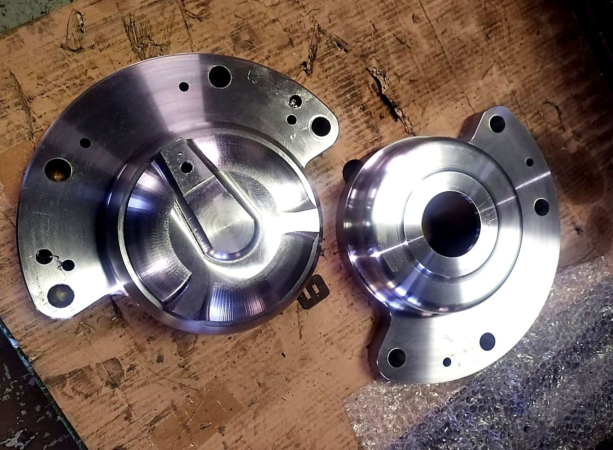 Precision-machined flanged components produced to drawing