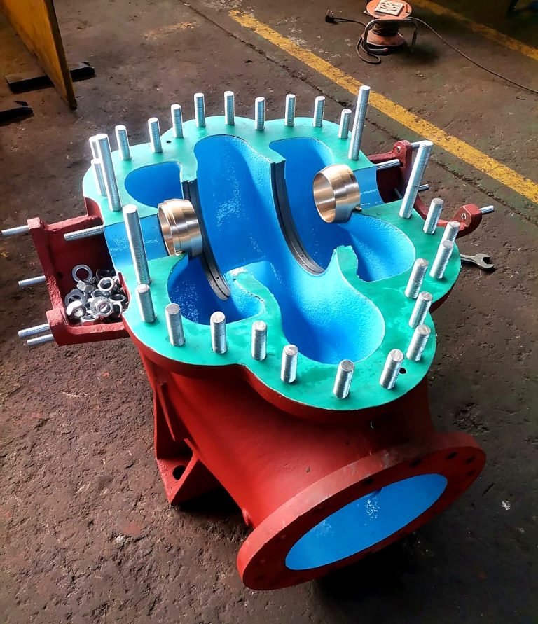 Valve internals during overhaul
